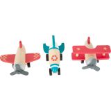 Set de aviones y cohete de tracción
