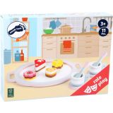 Set de café y tarta , juguete de madera 11 piezas - imagen 19