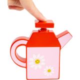 Set de flores con regadera , juguete de madera
