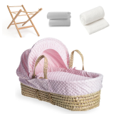 set moises regalo dimple rosa