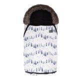 Saco universal para silla de paseo - Snow Forest Blanco, Kikkaboo - imagen 3