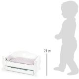 Sofa Cama para muñecas Blanco - Legler