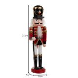 Soldado Cascanueces de madera - 30 cm