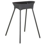 Soporte para bañeras Luma en gris oscuro, perfecto para el baño seguro y cómodo de bebés.