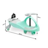 Coche de Movimiento para Niños color menta