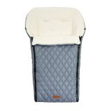 Saco para silla de Paseo Acolchado Polar Impermeable color Grafito - imagen 2