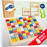Sudoku colorido de madera