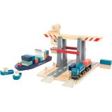 Terminal de contenedores con accesorios