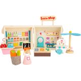 Tienda en una maleta - Juguete de madera