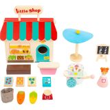 Tienda en una maleta - Juguete de madera