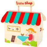 Tienda en una maleta - Juguete de madera
