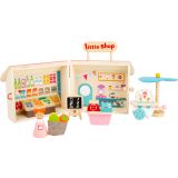 Tienda en una maleta - Juguete de madera