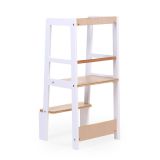 Torre de aprendizaje Montessori en color Blanco/Natural , Childhome