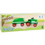 Tractor de madera Verde - Woodfriends