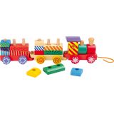 Tren colorido de madera 
