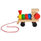 Tren de madera con bloques - imagen 37