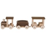 Tren de madera Natural Berna , Goki, 71 x 16 x 19 cm