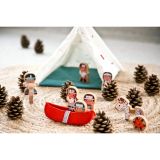 Tribu de indios y tipi Lilliputiens - imagen 7