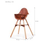Trona Evolutiva Evolu Color Terracota - Natural de Childhome 