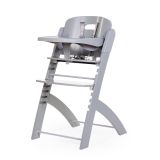 Trona evolutiva Childhome Evosit gris en madera de haya