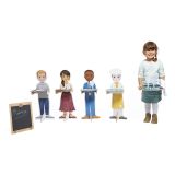 Un día en el Restaurante, personajes de cartón - Janod - imagen 13