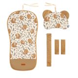 Set de Lujo para Cochecito de Bebé Terciopelo - Conejo y Oso - imagen 2