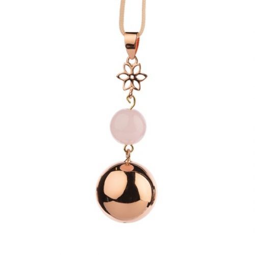 Llamador de ángeles en oro rosa