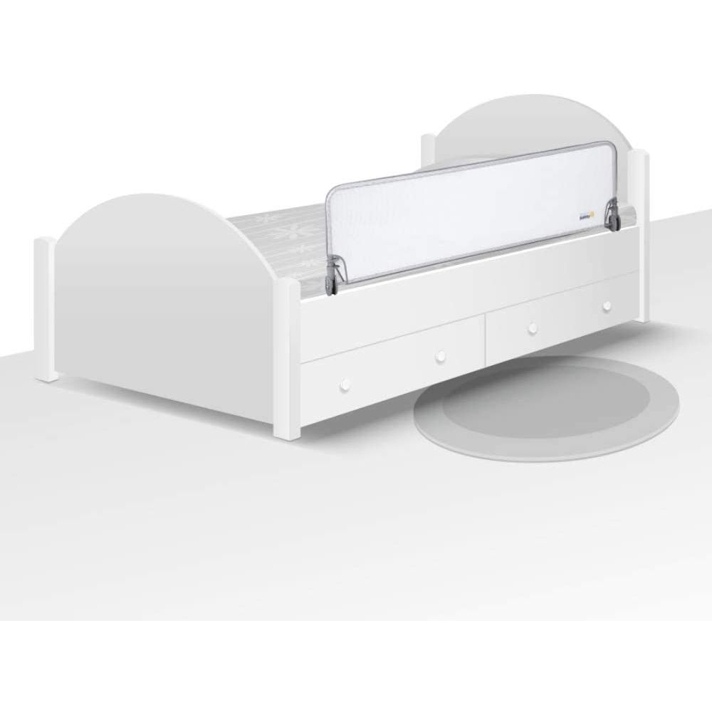 Barrera de cama extra-larga madera blanca