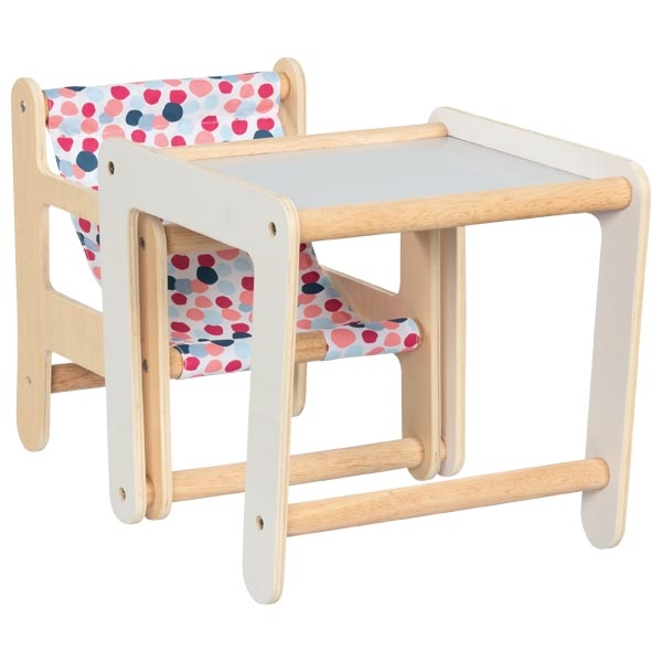 Trona Para Muñecas Bayer Chic Papilio Rosa – Acolchada Y Estable, Para Muñecas De Hasta 46 Cm