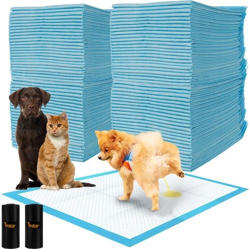 Set de 100 Empapadores Desechables Absorbentes de 60x90 cm y 30 Bolsas para  Excrementos de Mascotas - Shopmami