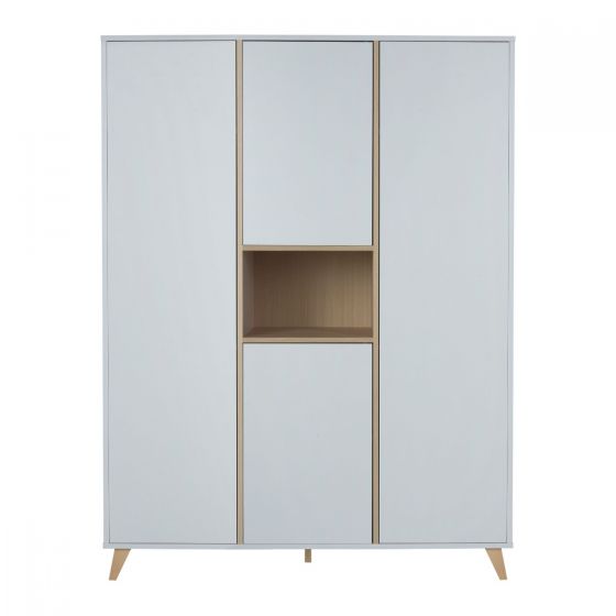 Armario de 4 puertas Loft Quax color blanco