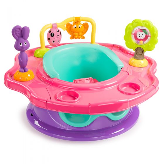 Asiento de Actividades con Bandeja Forest Friend Rosa- Summer Infant