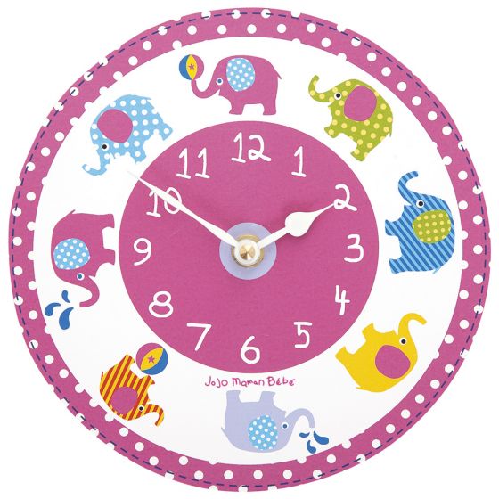 Reloj de Pared para Dormitorio Infantil Elefantes