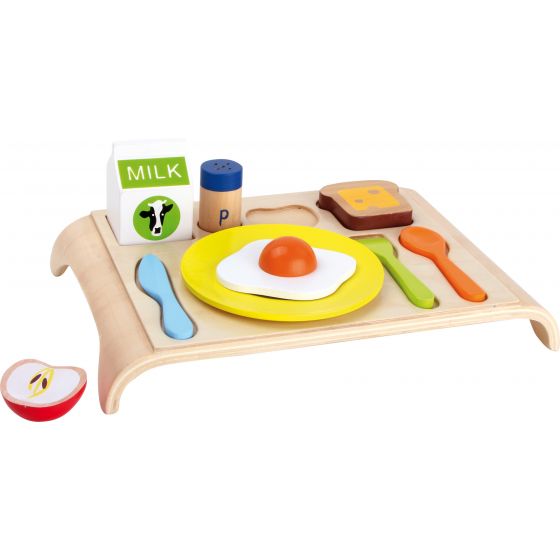 Bandeja de madera para desayuno - Juguete Infantil