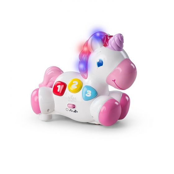 Bright Starts - Unicornio de juguete, color rosa