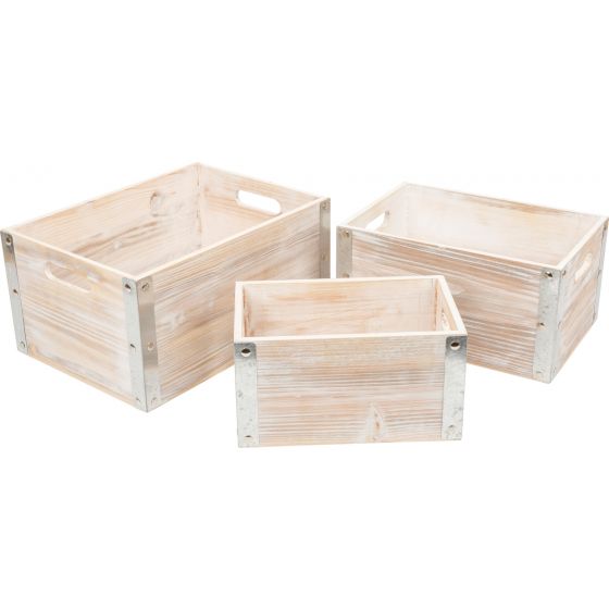 Caja de madera Estilo Industrial 