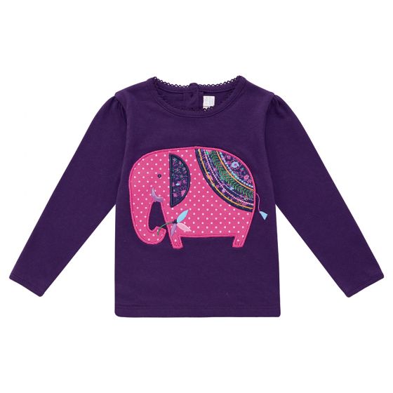 Camiseta de Niña de Elefantes