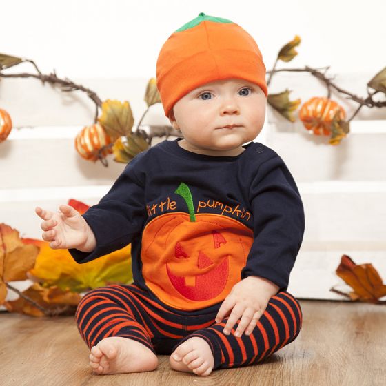 Traje de Calabaza para Bebé