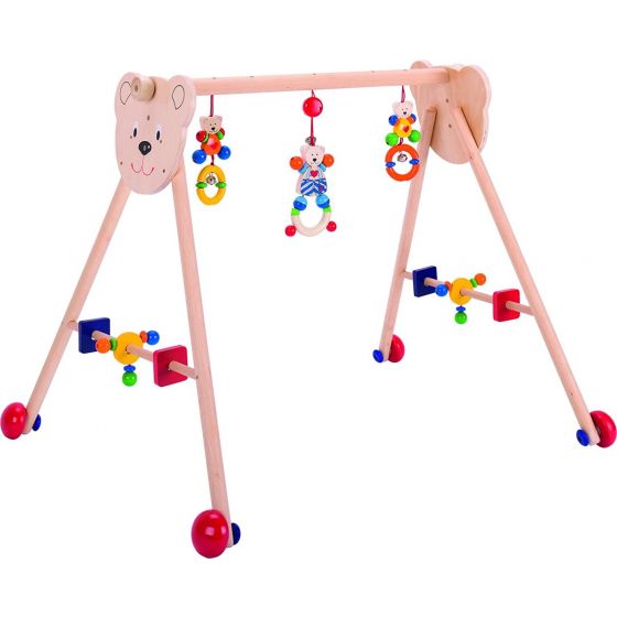 Gimnasio de madera para bebés Ositos , 2 en 1 . Heimess