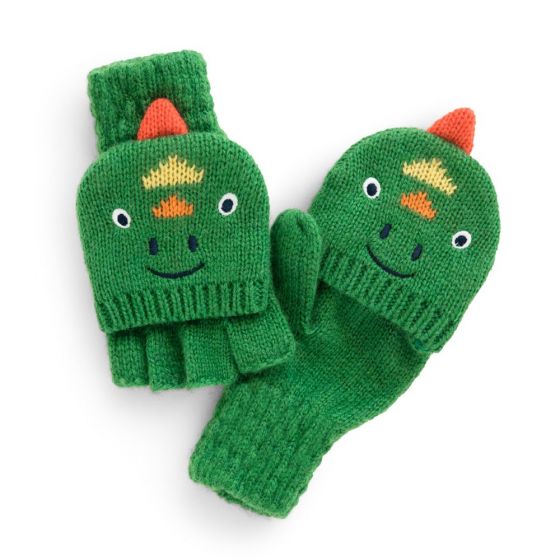 Guantes de lana Niño Dinosaurio