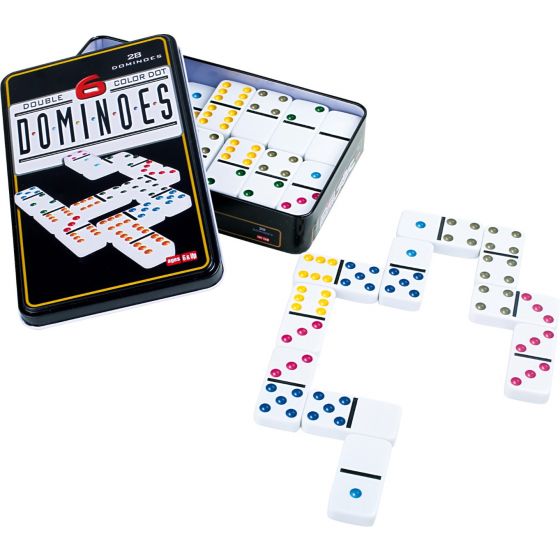 Juego de Dominó 6 colores 