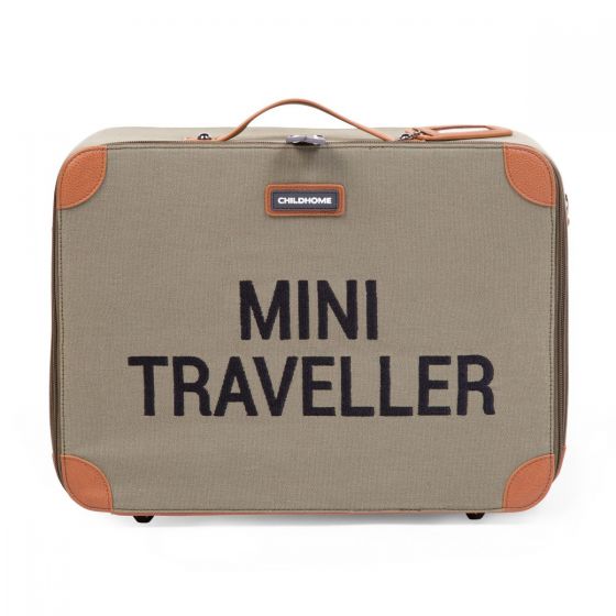 Maleta para niños Mini Traveller Caqui - 40 x 30 x 15 cm