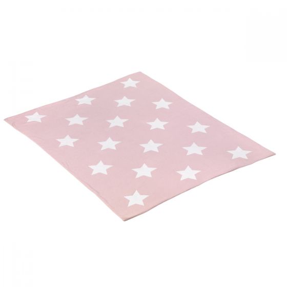 Manta de Algodón Estrellas rosa 80 x 100 cm - Cambrass
