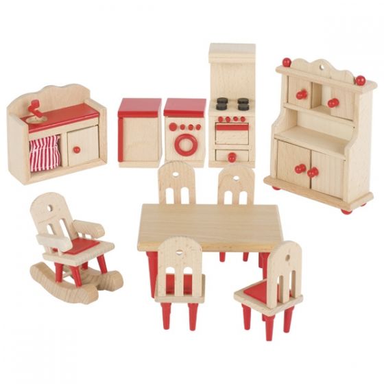 Mobiliario de cocina para casa de muñecas , Goki