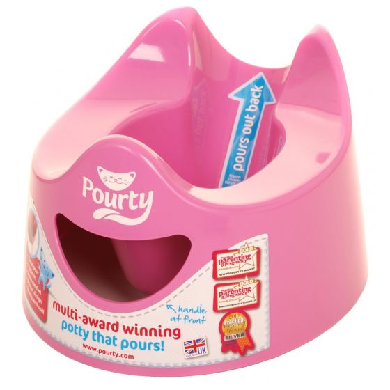 Orinal Infantil Pourty en Color Rosa