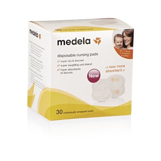 Pack de 30 discos de lactancia desechables de Medela