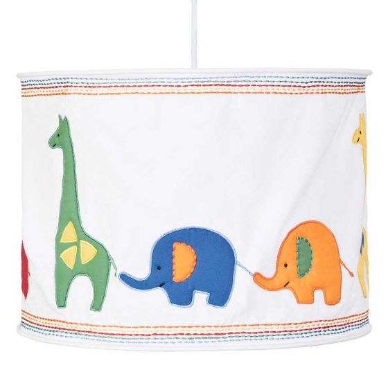 Pantalla Lámpara Infantil Elefantes Brillantes