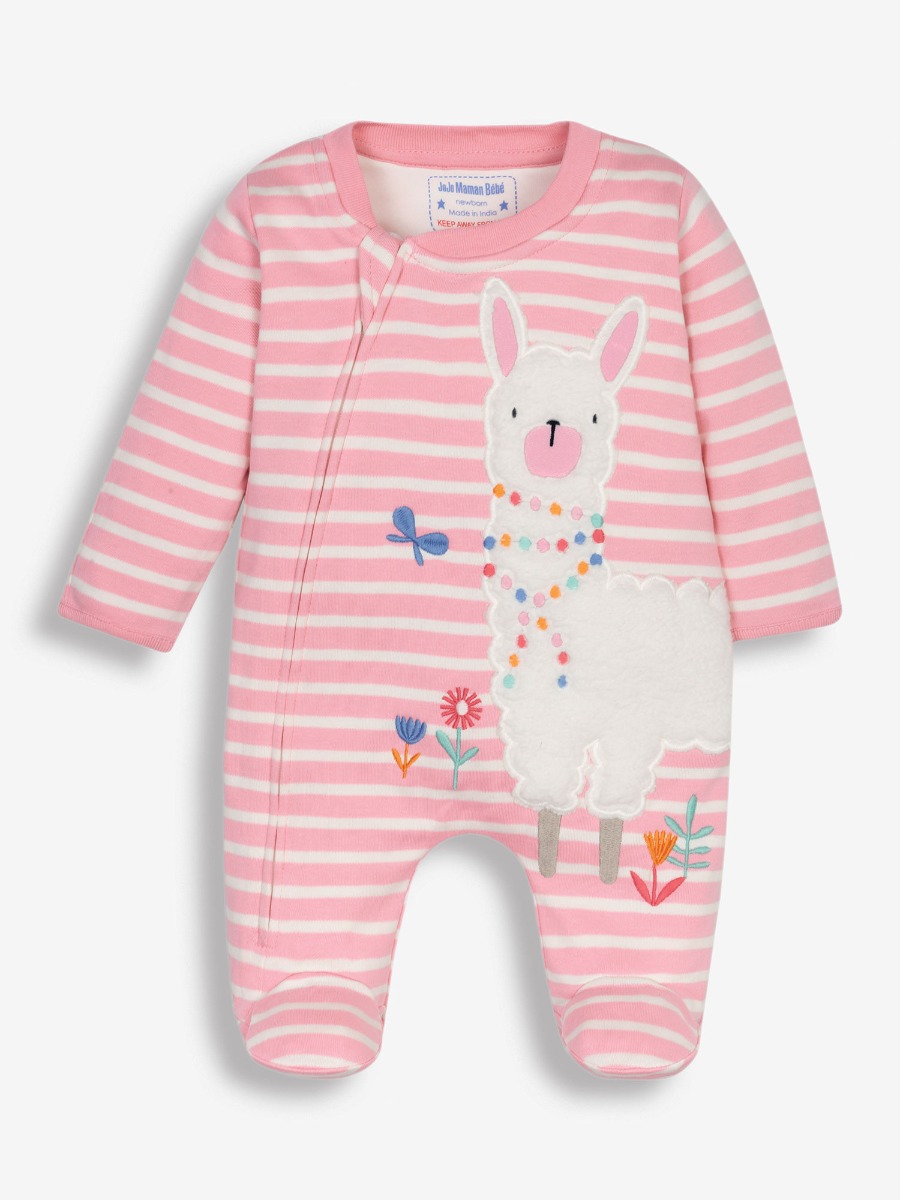 Pijama Bebé rosa con estampado Llama - Hasta 18 meses - Shopmami