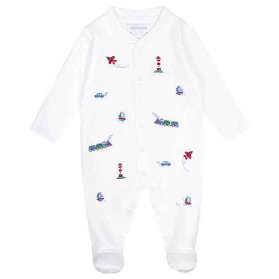 Pijama Bordado para Bebés Transportes