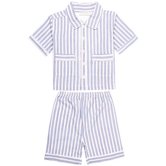 Pijama Corto de Niño estilo marinero